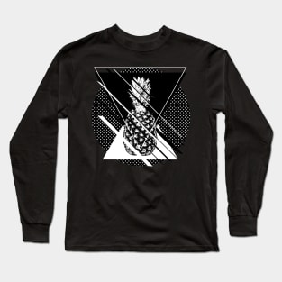 Tasty pineapple 80s style inspired Long Sleeve T-Shirt